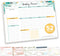 Decorably Weekly Planner Pad Landscape, 52 Easy Tear-Off Sheets for Weekly To Do List, 11x8.5in
