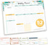 Decorably Weekly Planner Pad Landscape, 52 Easy Tear-Off Sheets for Weekly To Do List, 11x8.5in