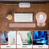 Set, MOSISO Wrist Rest Support for Mouse Pad&Keyboard Ergonomic Mousepad with Concave Curved Memory Foam, Non-Slip Base