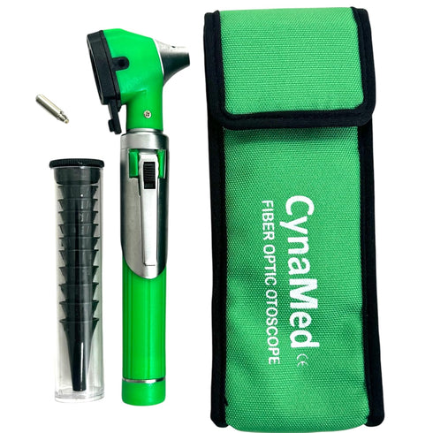 Cynamed Mini Otoscope Set-Pocket Size, Fiber Optic Otoscope Diagnostic Ear Care Tool-Pocket