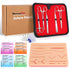 Suture Practice Kit: Complete Suture Kit with Needles, 20 Threads, 14 Pre-Cut