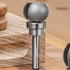 Finger Grip Groove Router Bit, 1/4 SH, 1" Boards, Template Pattern Bearing,