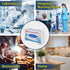 (1-Tier) NiHome Clear Acrylic Wall Mount Glove Box Holder Tissue Box Dispenser for Kitchen, Bathroom, Garage, Lab