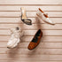2 Pack Slatwall Swivel Shoe Display with Heel Rest, Clear Angled Retail Single Footwear Rack