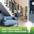 Bioluz LED Light Bulbs 40 Watt, 4000K Cool White, 6 Watts = 40W Non-Dimmable A19, 6 Pack