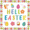 Happy Easter Bulletin Board Set Easter Egg Border Rabbit Bunny Chick Spring Cutouts for Kids Classroom School Decor