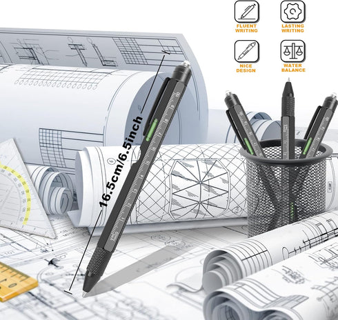KEZKALS 9 in 1 Multitool Pen, Mens Stocking Stuffers for Teens Adults, Cool Gadgets for Christmas Gifts