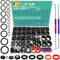 37 Size 1075 Pcs Faucet Washers & O-Rings Kit, Universal Rubber Washers Assortment for Plumbing Seal Repair
