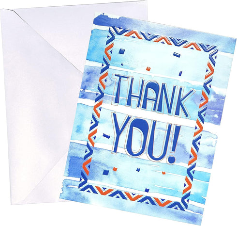 WRAPAHOLIC Thank You Card with Envelope - You're Appreciated Card - 5.9 Inch x 7.9 Inch