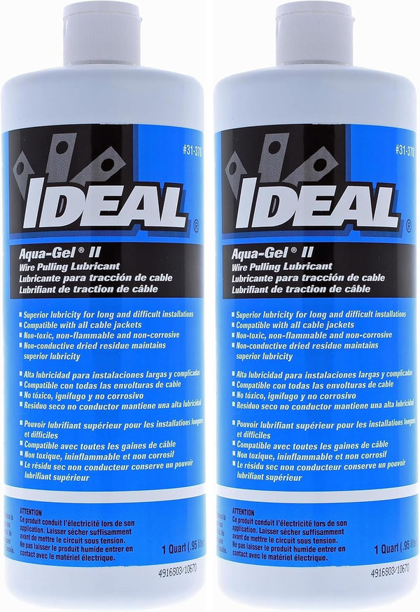Ideal Electrical 31-378 Aqua-Gel II Electrical Pulling Lubricant - 1-Quart Squeeze Bottle,