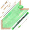 22FT Fiberglass Running Electrical Wire Cable Glow Rods, Fish Rods Electrical Kit with 8 Attachments