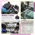 Swpeet 20Pcs 30Amp Thermal Circuit Breaker with 19cm 6.3mm Female Spade Terminals Wire Leads and Waterproof Button Caps