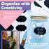 Chalkboard Markers Set of 8 - Washable, Erasable Chalk Ink Dry Erase Pens for School & Glass