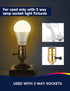 3 Way LED Light Bulbs, 30 70 100W Equivalent, Warm White 3000K, Dimmable A19, E26 Medium Base, 2 Pack