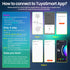 50ft Strip,5050 TJOY Smart Led Strip Lights for Bedroom, Alexa Led Light RGB Color Changing Music Sync Led Lights Strip