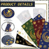 Outus Eid Money Envelopes for Cash, 6.7x3.2 Inch, Assorted Gold Foil Tip Envelopes for Ramadan Supplies (60 Pcs)