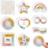 Libima 72 Pieces Anxiety Sensory Stickers, Textured Fidget Stickers for Mindfulness, School Counselor Supplies, 9