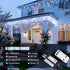 400 38.8ft JMEXSUSS LED White Christmas Icicle Lights, Connectable Icicle Lights for Outside Outdoor Indoor Plug