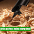 1" x 10" Long Scotch Eye Hand Wood Auger Drill Bit, Manual Hole Maker for Bushcraft and Camping Survival Tool