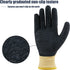 Insulated Electrician Gloves 400V High Voltage Resistant Gloves Flame Retardant Work Gloves, Electrical Rubber Non-slip Texture Design Gloves for Electricians Prevent Shock