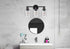 3 Fixtures(Bulbs Porch,E26 Ldeco Light Bathroom Light Included.),Black Vanity Lights with Clear Glass Shade,Modern Wall