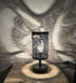Black Metal Owl Pattern Table Lamp Bedside Lamp Decorative Nightstand Lamp for Bedroom Living Room,Dining Room,Kitchen
