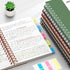 RETTACY B5 Spiral Notebook, 300 Pages, College Ruled, 100 GSM Premium Paper, Dark Green for School and Work