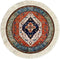 Antdean Round Persian Style Carpet Mouse Pad Vintage Miniature Bohemian Rug Desk Pad,