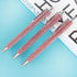 HOCE 3 Pcs Rhinestone Bling Metal Ballpoint Pens, 0.7mm Black Ink, Gift Pens for Christmas, Bridesmaid, Birthday