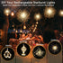 SeaShine 480LED 8 4 Pack Fireworks Lights Outdoor, Rechargeable Hanging Fairy Starburst Lights, Waterproof Smart