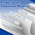39" 55" 3-Layer Insulation Cover for Attic Stairs, Ceiling Vent & Attic Fan, x Heat Insulation Sheet Cover, Attic