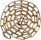 garini 6 Feet Gold Bronze Light Fixture Chain, Adjustable Metal Pendant Chandelier