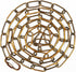 garini 6 Feet Gold Bronze Light Fixture Chain, Adjustable Metal Pendant Chandelier