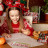 Whaline 100Pcs Christmas Candy Cane Writing Pencils with Erasers, Red Green Wood Xmas Winter Stationery Gift, 4 Styles