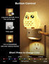 3D 3000K, 3 L LOHAS LED Night Light for Kids, Owl Night Light Plug in, Dusk to Dawn Nursery Night Lights, RGB+Soft