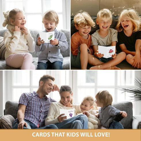 Set 20 Premium Funny Thank You Cards, Teacher Appreciation Cards with Envelopes, Cute Thank You Notes for Kids Student