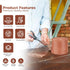 Copper Mesh Rodent Control Roll, 5in x 52ft - Rustproof for Pest, Bat & Snail, Perfect for Gardening & Hole Blocking