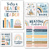 Hadley Designs 6 Reading Strategies Motivational Posters for Classroom, Boho Wall Decor, Read Corner Library Sign