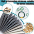 Honoson 20 Pcs Sanding Sticks for Plastic Models, Assorted Metal and Wood Sanding Tools for Model Craft Beginners