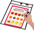 Magnetic Dry Erase Pockets by Two Point, 30-Pack, 10 x 14 in, Black Clear Plastic Sleeves for Paper