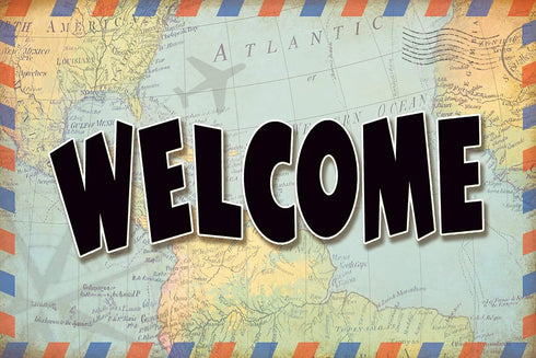 Teacher Created Resources Travel the Map Welcome Postcards, 30 Pack