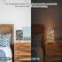 ALAZA Bedside Table Lamp for Bedroom Black White Cow Texture Nightstand LED Light Lamps with USB Port Linen Fabric