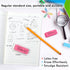 Shuttle Art 120 Pack Pink Erasers, Bulk Latex-Free Soft Erasers for School, Office, Kids, and Teachers Supplies