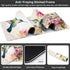 Desk Mat, Pink Flowers and Colibri Birds, XXL Extended Large Gaming Mouse Pad, Non-Slip Rubber Base, 35.4"X15.7"