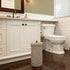 3 Handmade Cotton & Jute Toilet Paper Holder Woven Toilet Paper Stand & Storage Basket with Lid, Freestanding Organizer