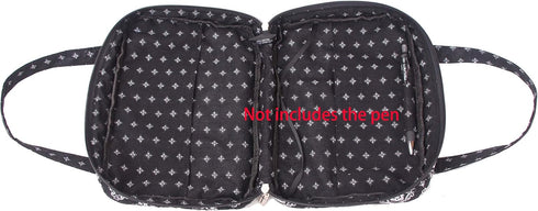 DIWI Extra Large Quilted Bible Cover 11.25 x 8.25 x 2.75 Inches - Good Book Tote Case (C2 Deep Night, XL)