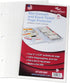 EnvyPak Clear Four Pocket Sheet Protector Refill Pages - Top Loading, Archival Safe, Pack of 20 Pages for 2x5 Paper