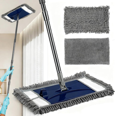 VOUBIEN Wall Cleaner Mop with Long Handle, Extra Wall Dust Mop for Washing
