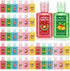 Frienda 24 Packs Mini Hand Sanitizer Bulk Christmas Hand Sanitizer Travel Size