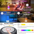 Setting,Multi-Colors Dimmable Room(White-2Pack) LUXSWAY Bedside Table Lamps with Remote Control,Desk Lamps with Timer